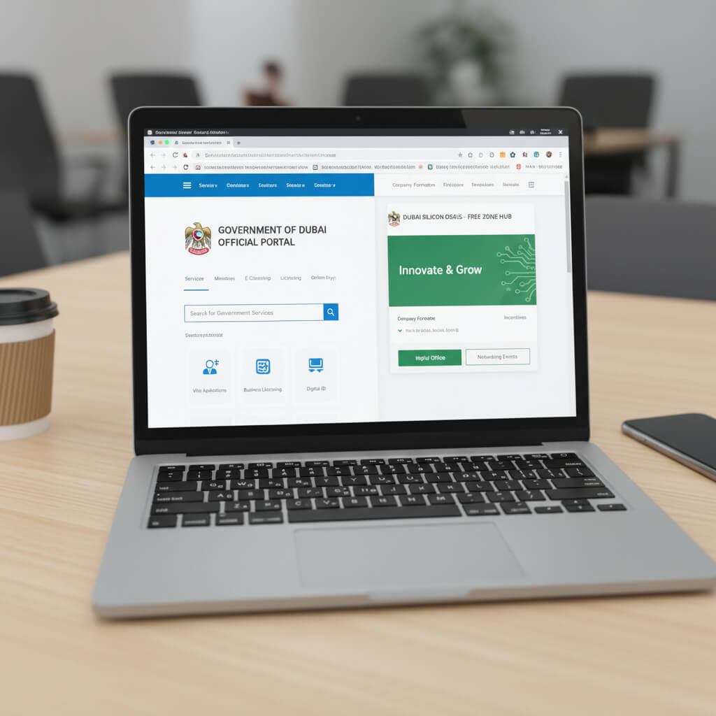Applying for an online business license UAE through official portals with expert support