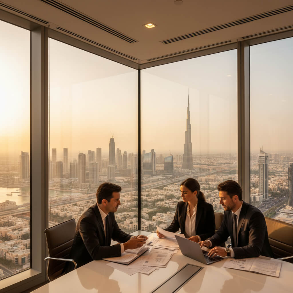 Business setup in Dubai free zone consultancy with First Elite Global