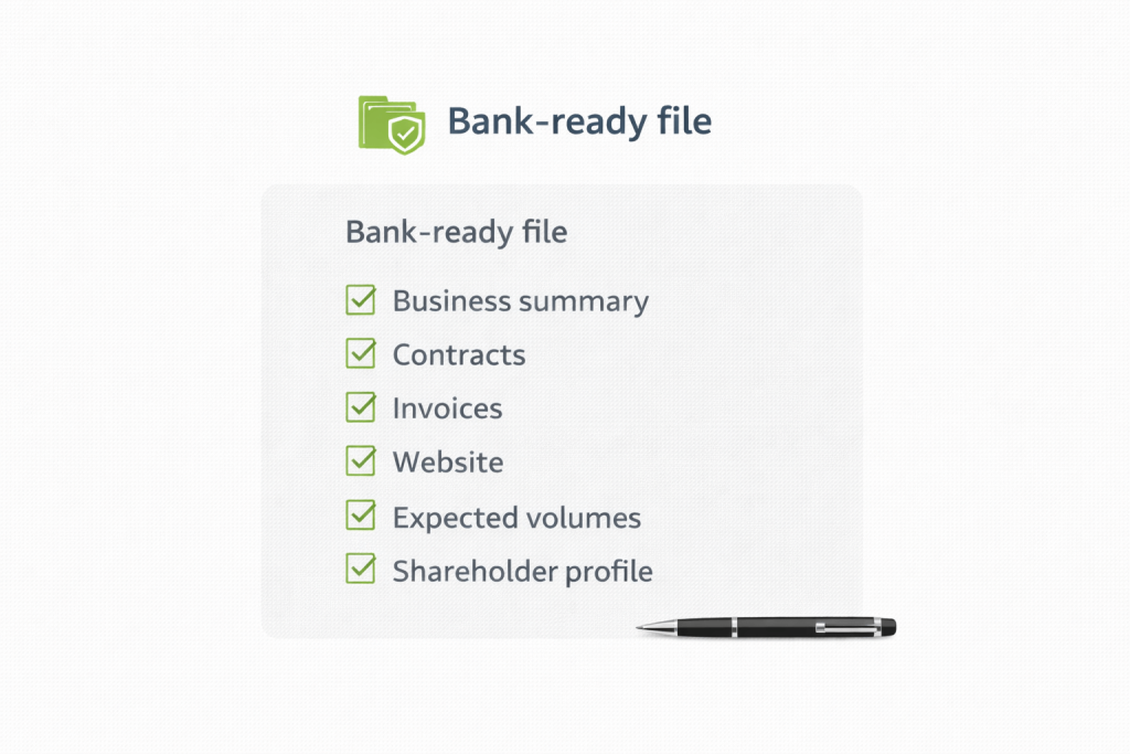 Checklist of documents to prepare for opening a Dubai corporate bank account