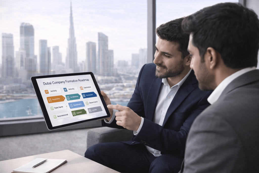 Consultation to open a company in Dubai with a clear setup roadmap