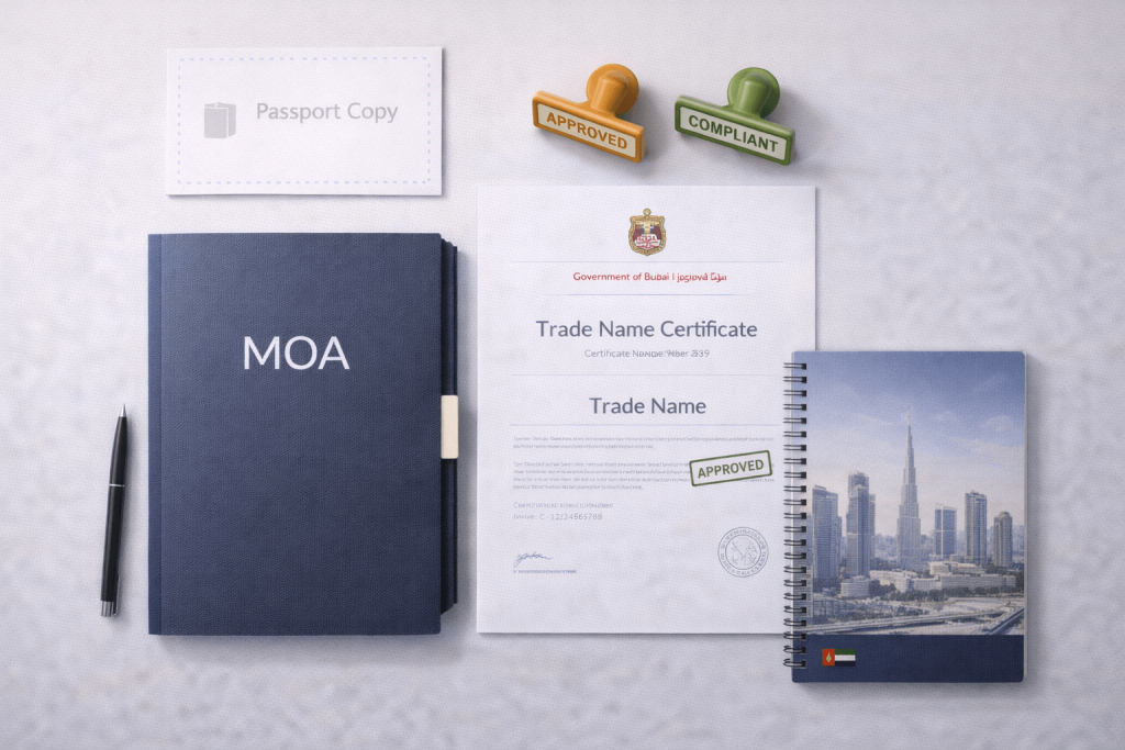 Documents required to register a business in the UAE