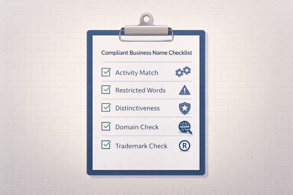 Dubai trade name approval checklist