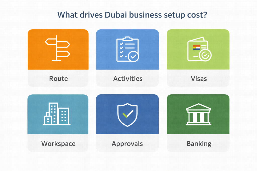Key cost drivers when setting up a business in Dubai