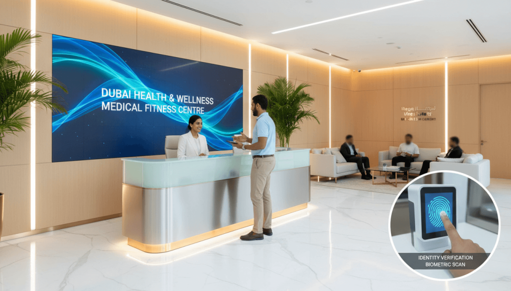 Medical fitness test and Emirates ID biometrics steps for Dubai residency visas