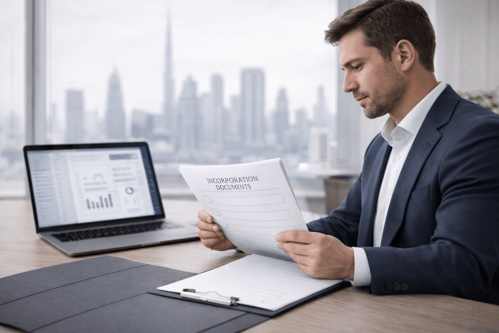 Offshore company banking in the UAE - documents and banking setup