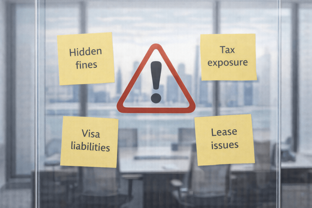 Red flags to watch for when buying a trade licence for sale in Dubai