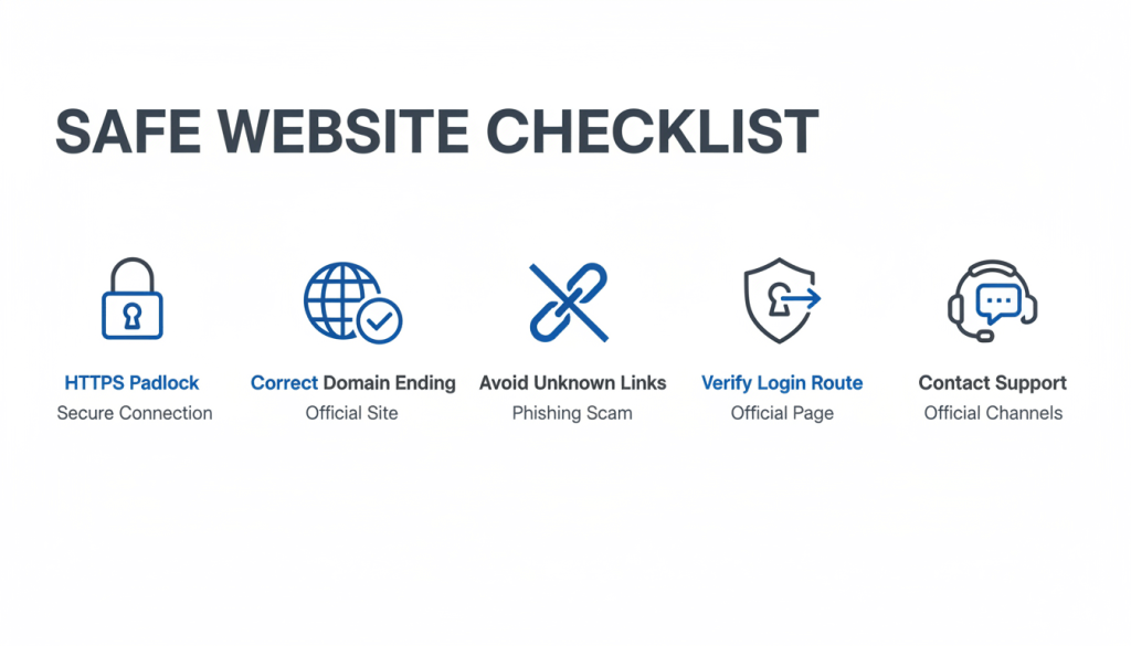 Safe access checklist for using the DAFZ official website