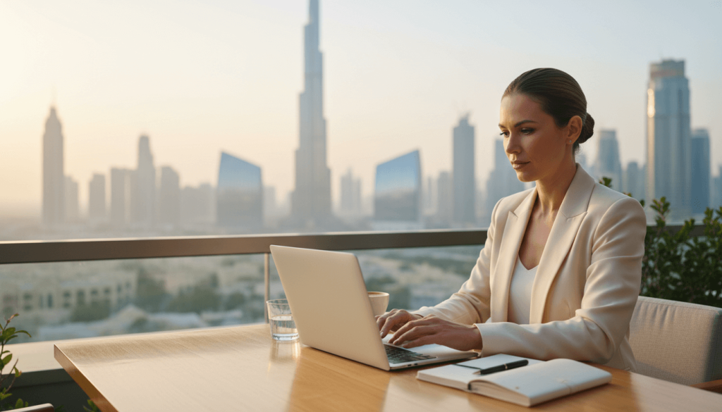 Small startup business ideas in Dubai — founder planning a lean launch