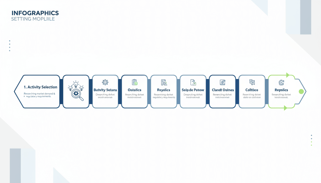 Step-by-step FZCO Dubai company setup process timeline