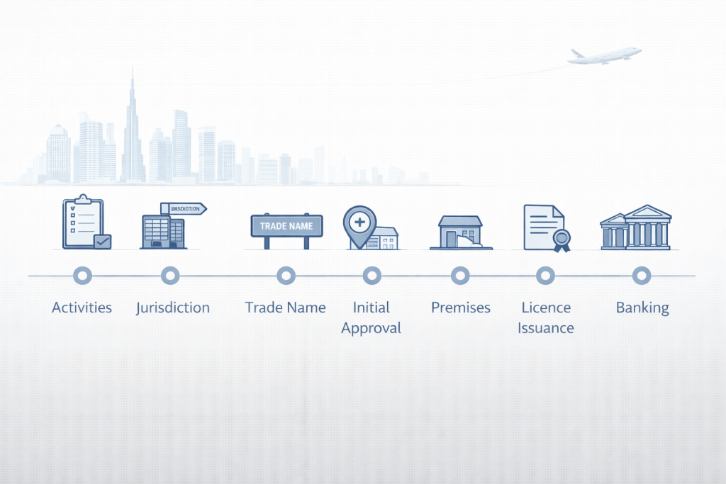 Steps to set up a technical services licence in Dubai