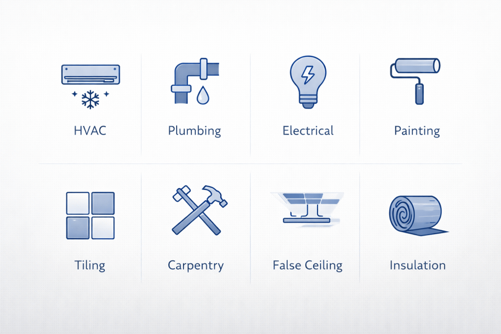 Technical services license activities in Dubai explained by category
